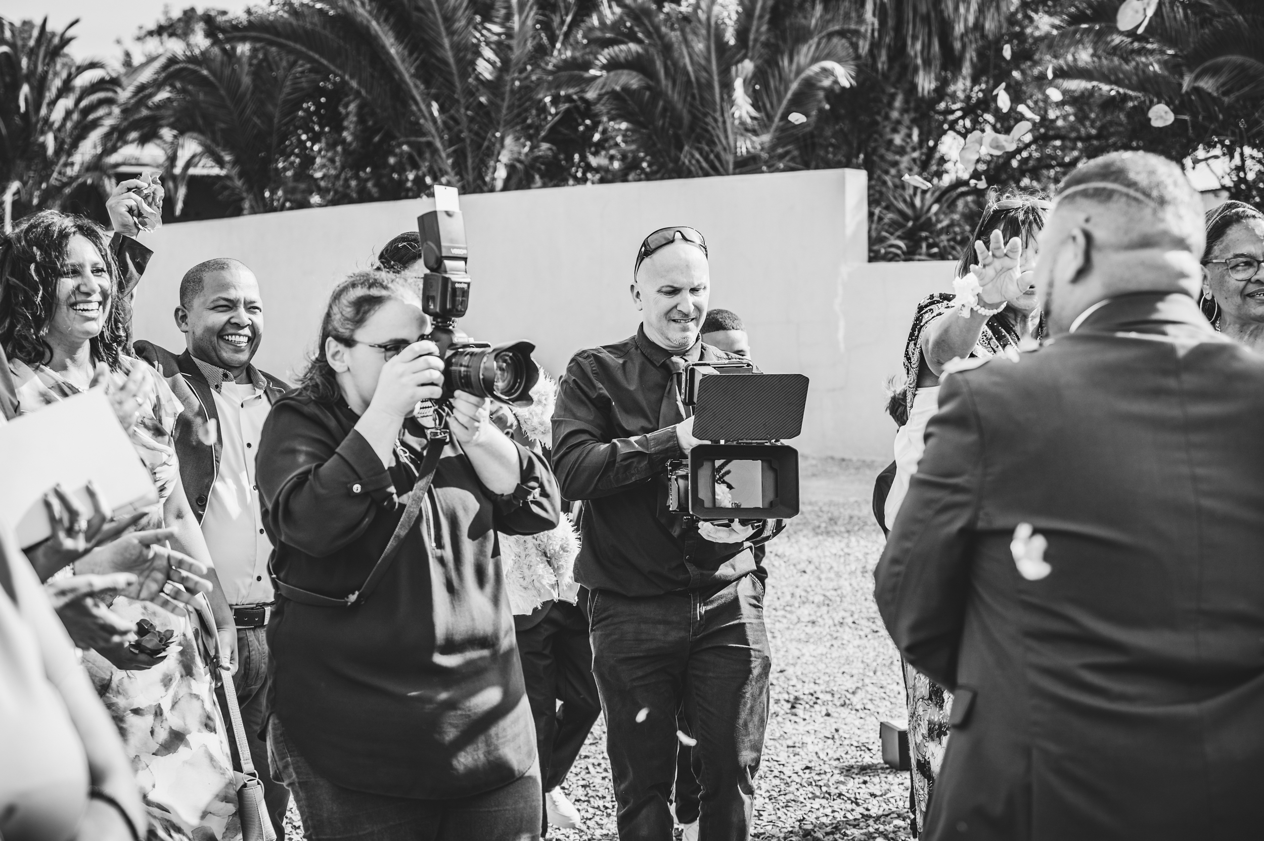 Photographing a couple on location