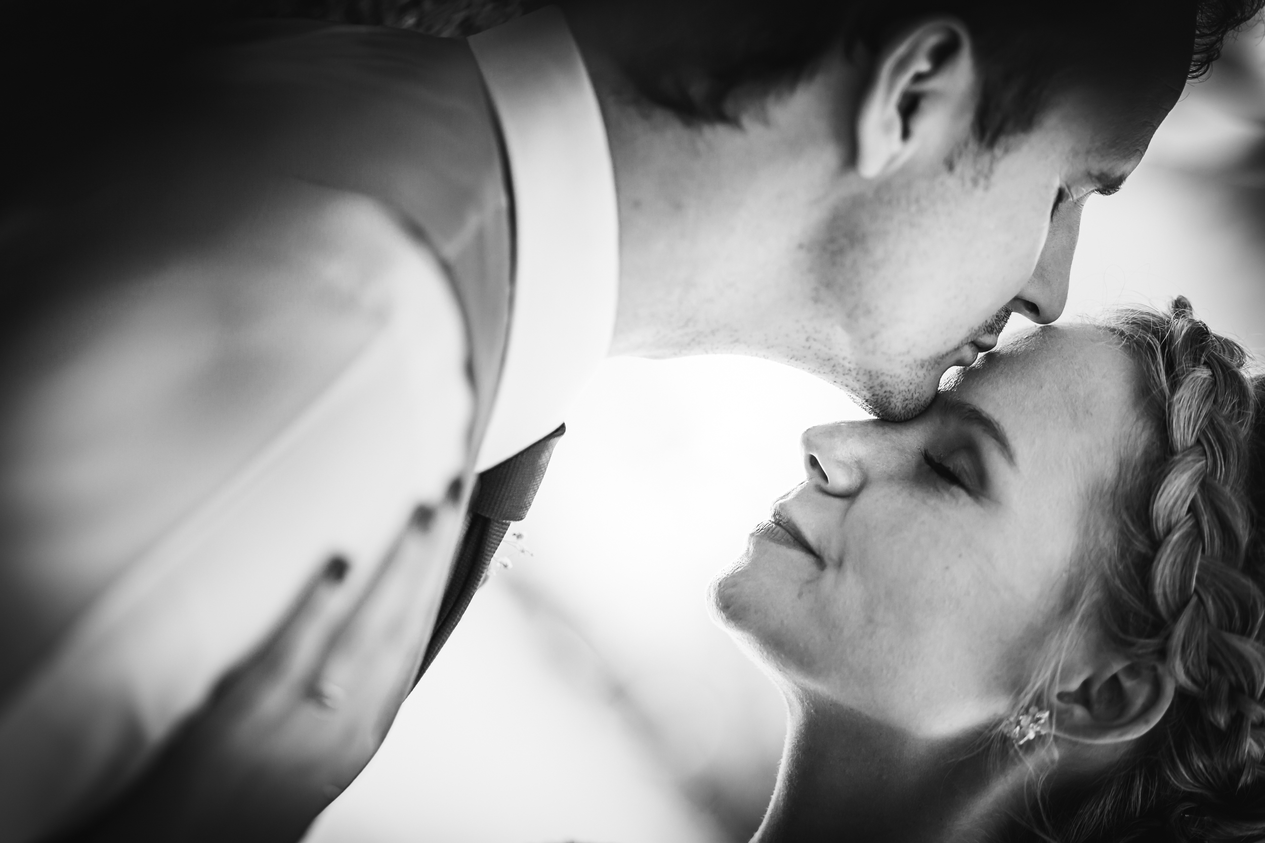 Intimate portrait of the couple