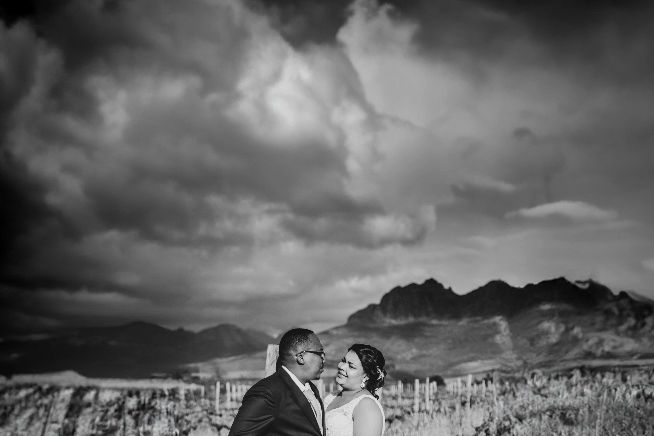 Couple portrait in the Cape countryside